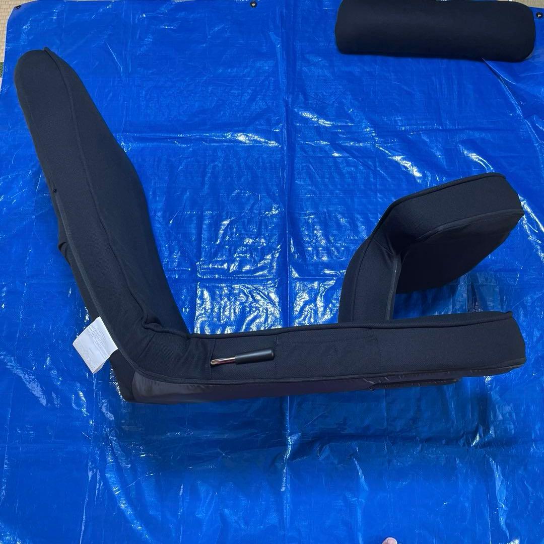 ゲーミング座椅子ワイド　ニトリ　ブラック