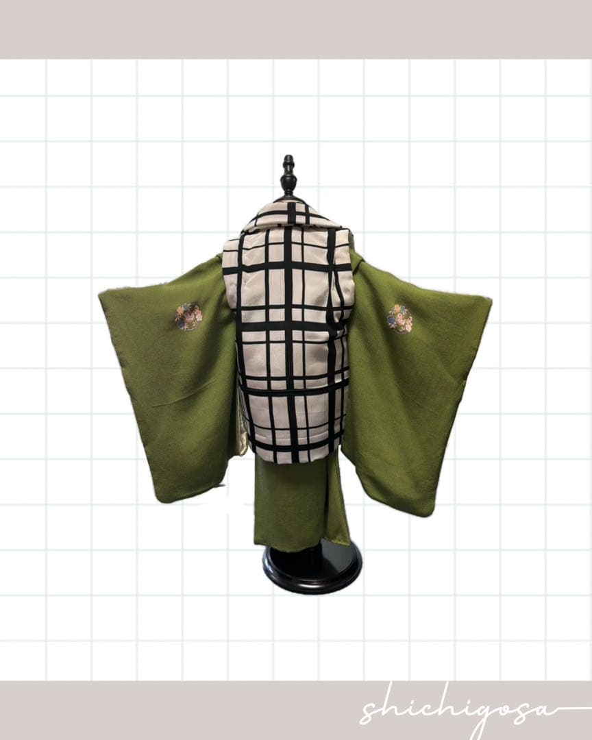 3歳　七五三　男の子　女の子　被布　着物