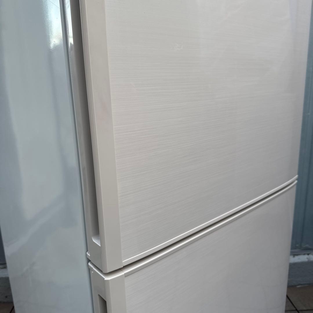 送料込 SHARP プラズマクラスター冷蔵庫 271L ロゼベージュ　ピンク系