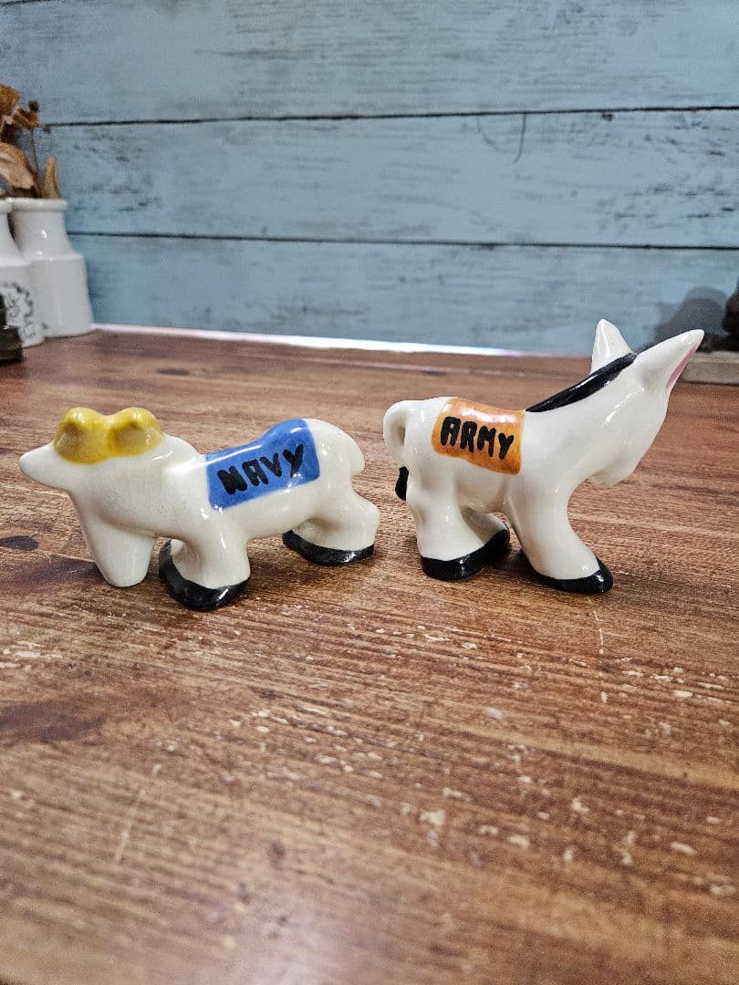 US VINTAGE ARMY NAVY 動物のマスコット 2体セット