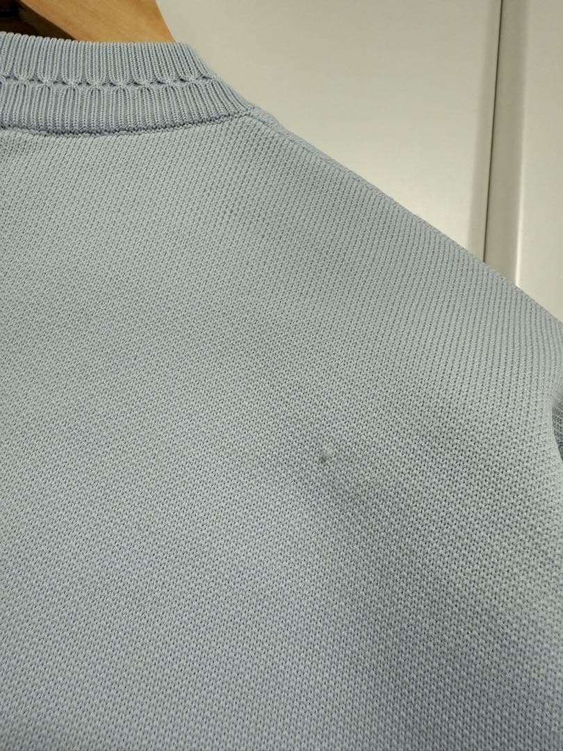 ムータマリン ジャガード ニット ライトブルー 5