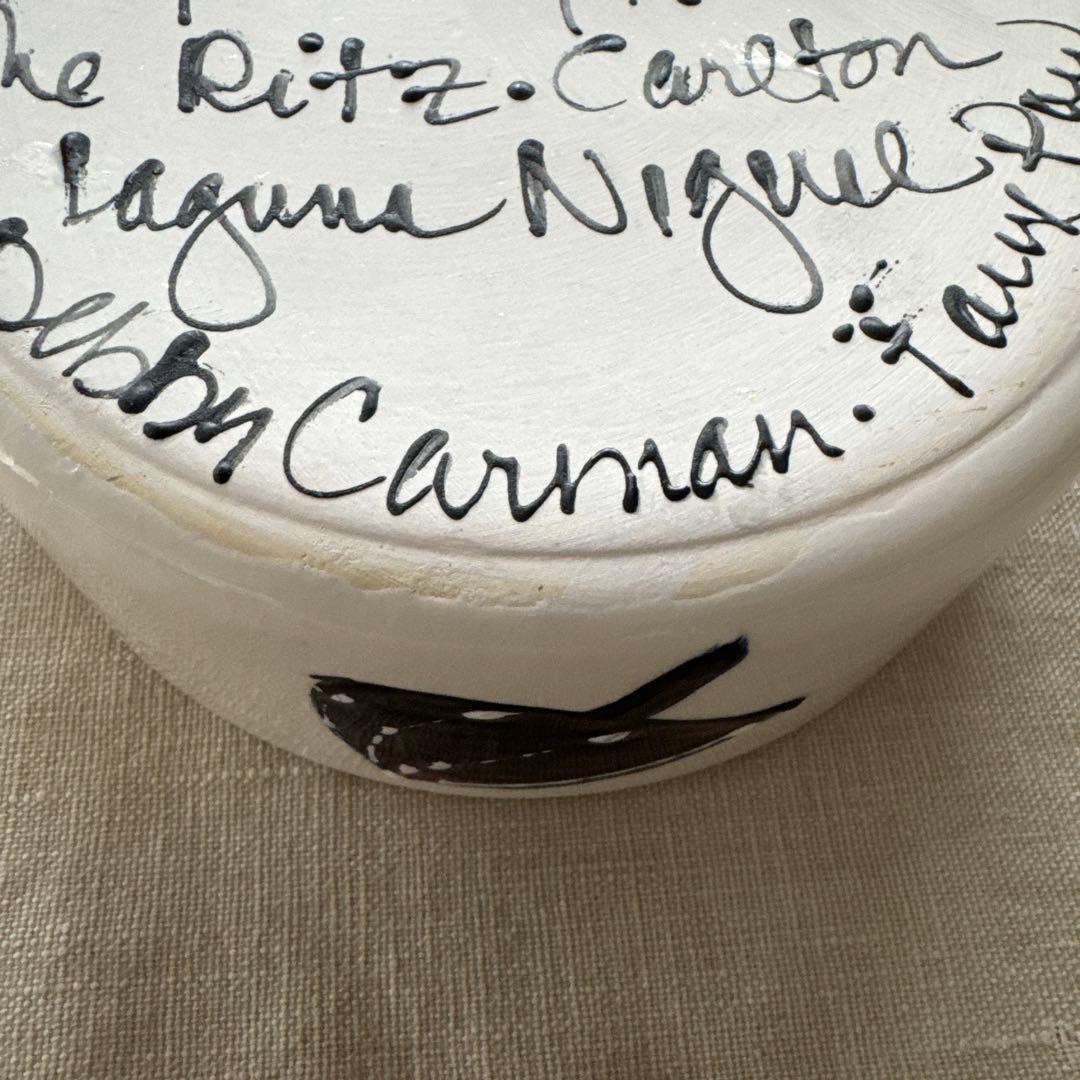 リッツカールトン　ラグナビーチ　トイプードル　陶器ボウル　作家