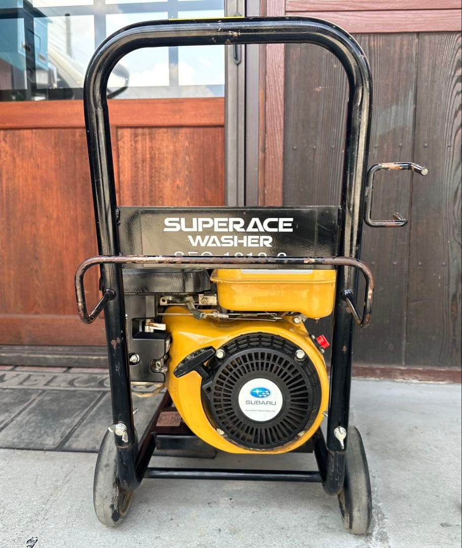 スーパー工業　エンジン式高圧洗浄◇SEC-1012-2◆12Mpa