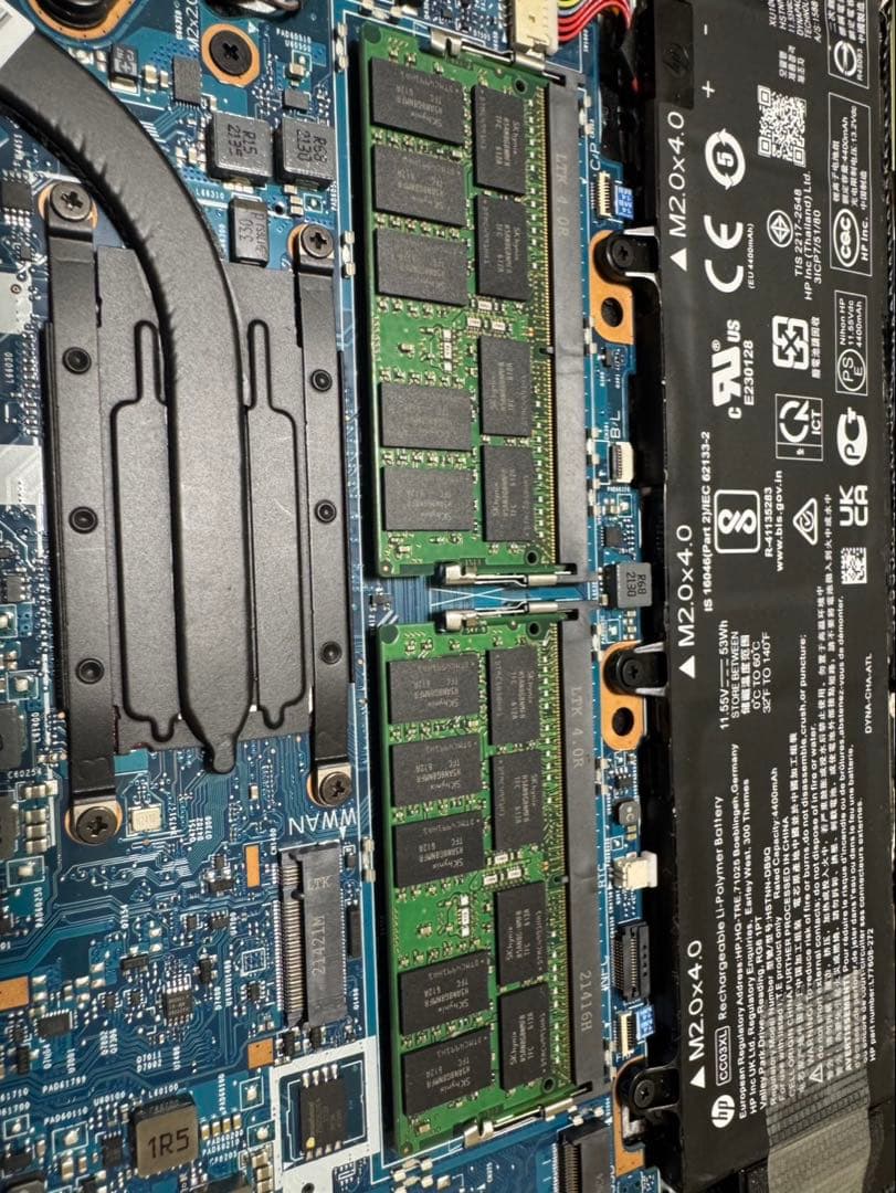 M8 skhynix16GB2枚32GBセット　BIOSチェック✅