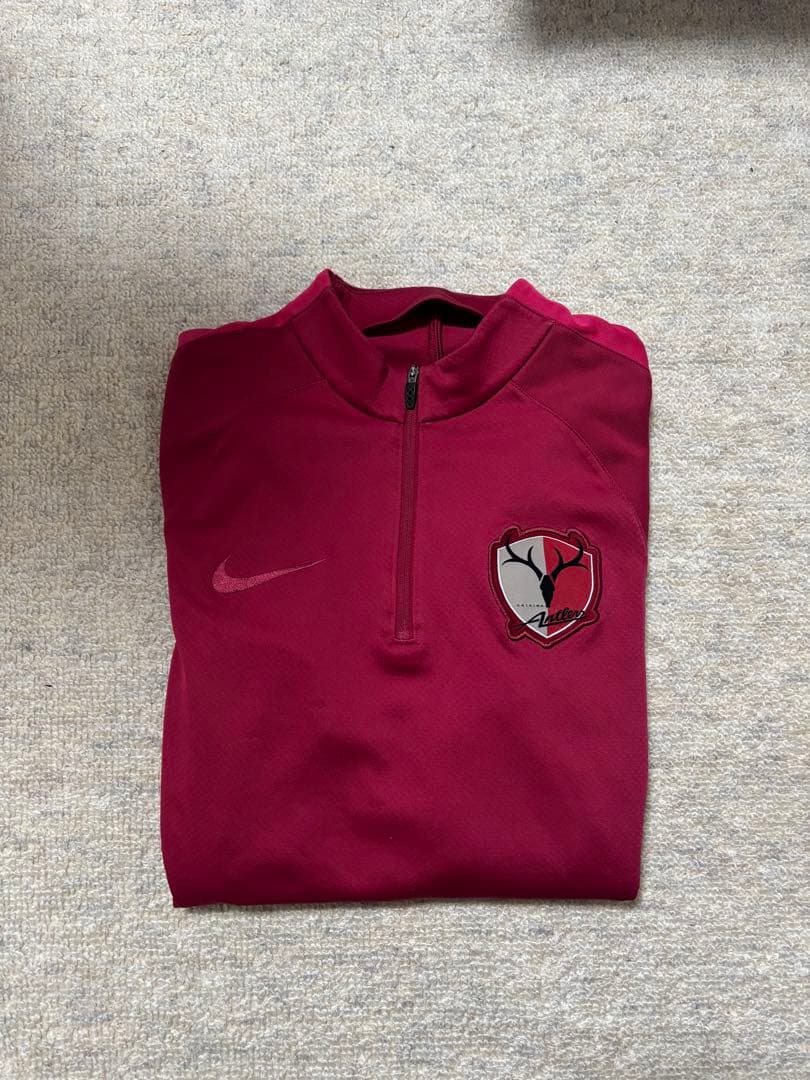 鹿島アントラーズ　ハーフジップ【選手支給品】