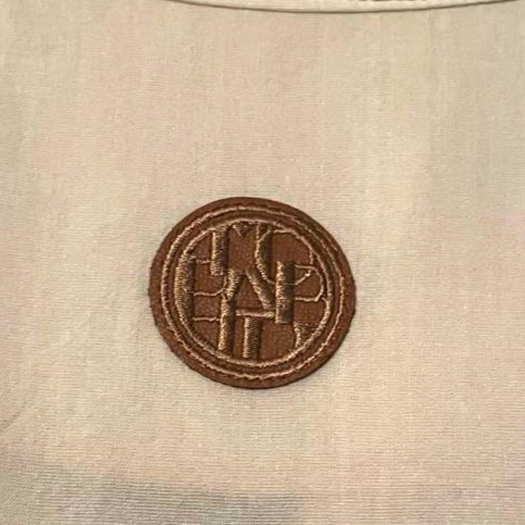 モラビト　2WAY ブラウス　38 ギャザー　オレンジベージュ　日本製　上質