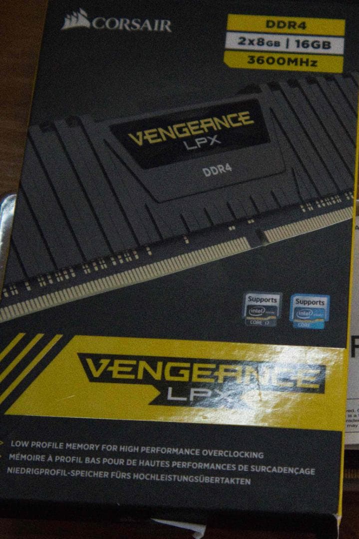 W*D様 CORSAIR DDR4-3600MHz 16GB