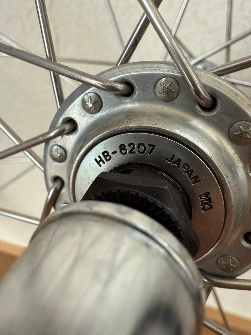 SHIMANO 600 HB-6207 ホイールセット チューブラー
