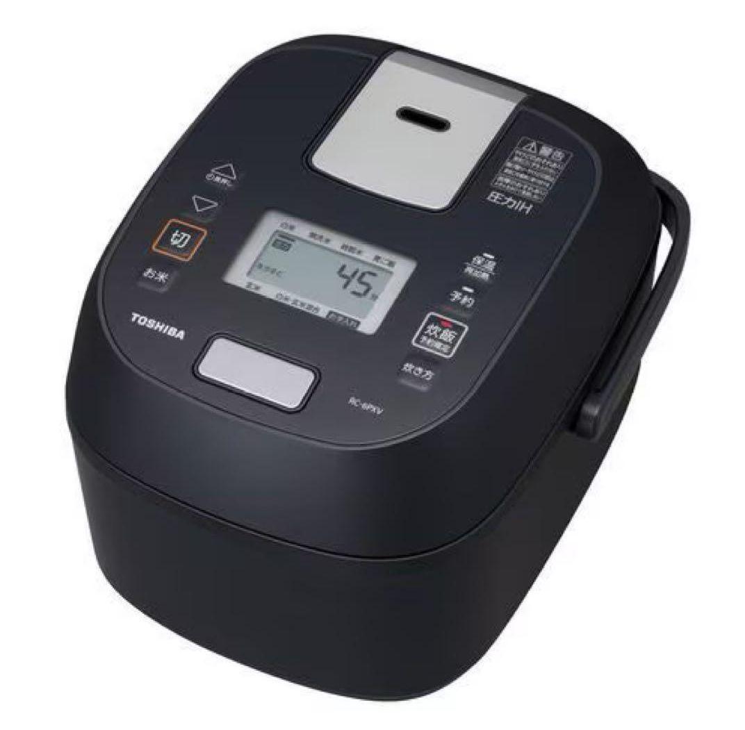 ♦2025年製　東芝　圧力IH炊飯器　RC-6PXVブラック　今月の10月購入