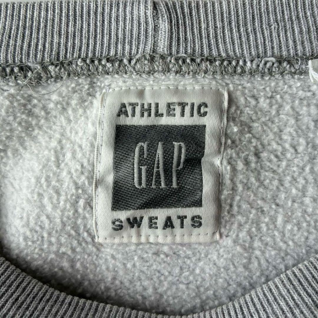 美品 90's USA製 OLD GAP グレー 無地 クルーネック スウェット