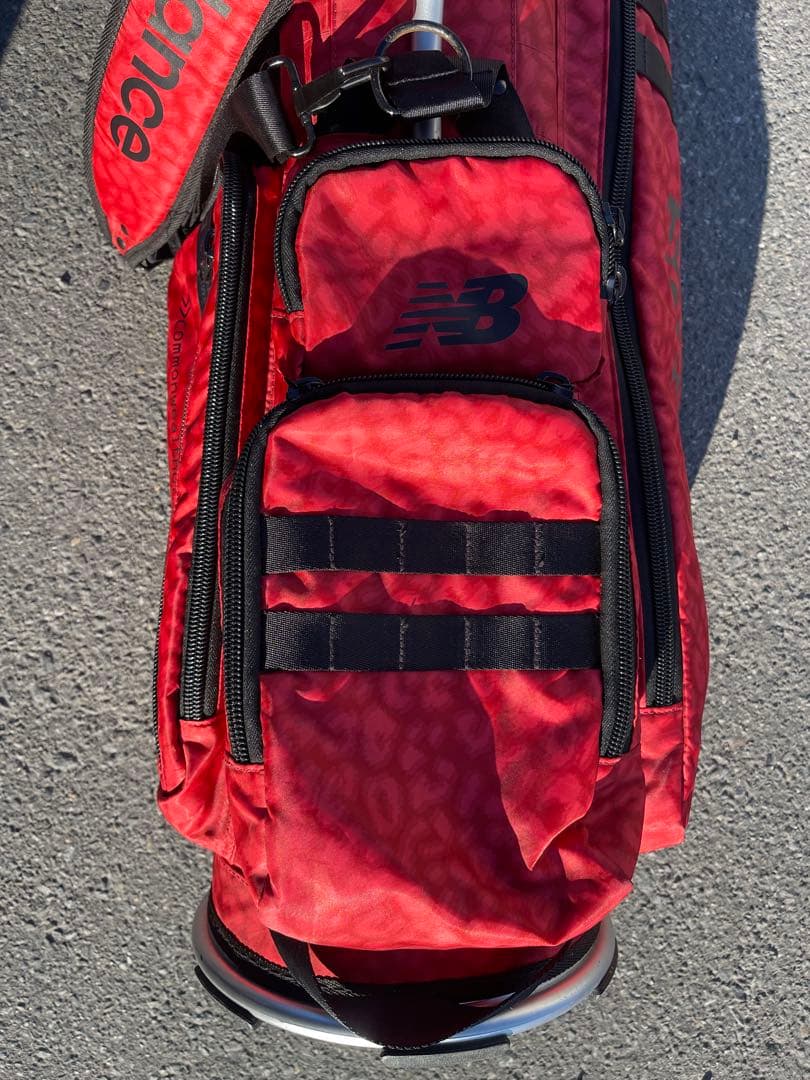超軽量！New Balance ニューバランス ゴルフ キャディバッグ 赤