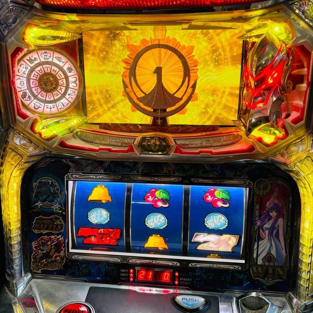 三洋 初代 聖闘士星矢 スロット 実機 5号機 不要機 大人気機種 家スロ