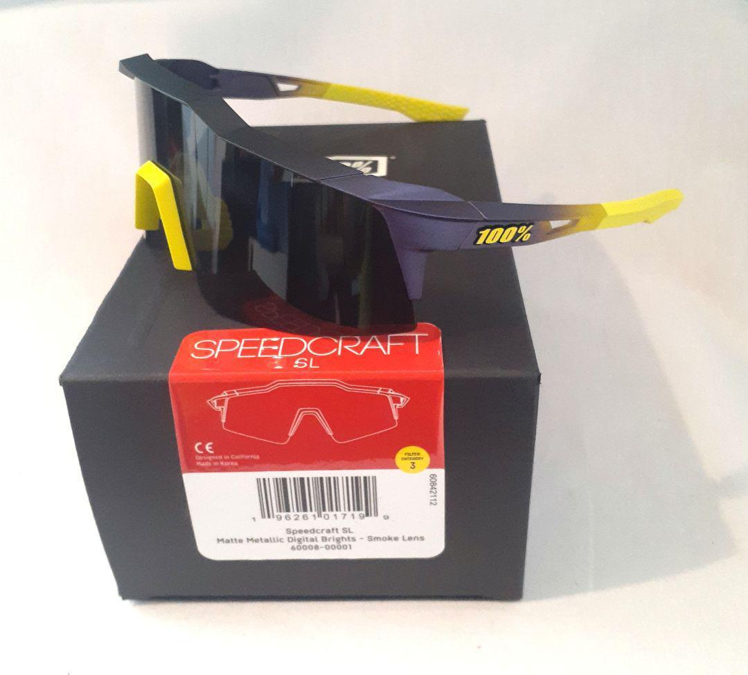 100% Speedcraft SL パープル ワンハンドレッド サングラス