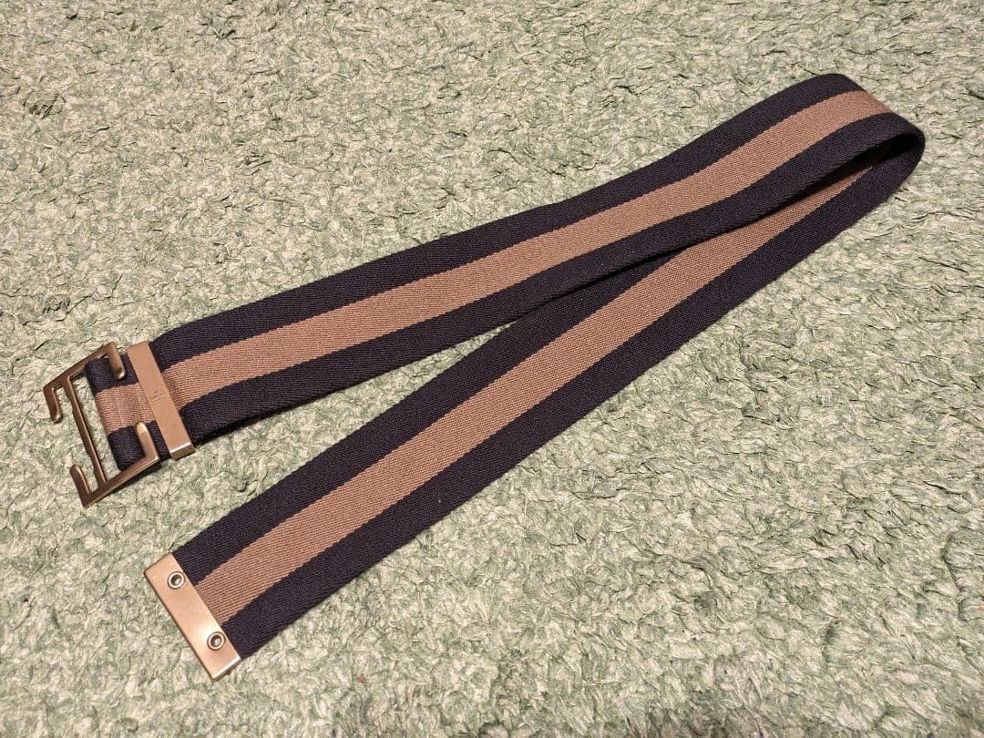 【Yukizo】GUCCI　太め布ベルト　レディース　アジャスト可能