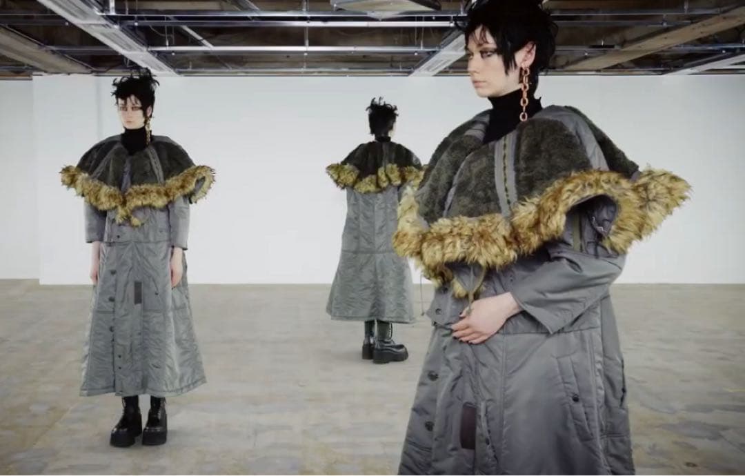 2022年秋冬ジュンヤワタナベ　変形コート　コムデギャルソン