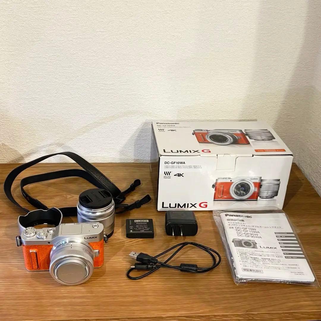 【未使用極美品】LUMIX G DC-GF10WA-D ダブルズームレンズキット