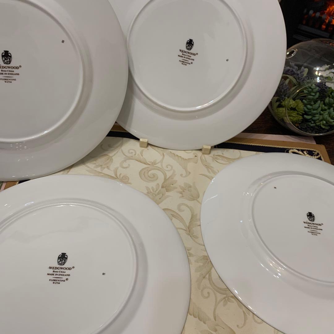 未使用　ウェッジウッド フロレンティーン　ターコイズ　27cmディナープレート