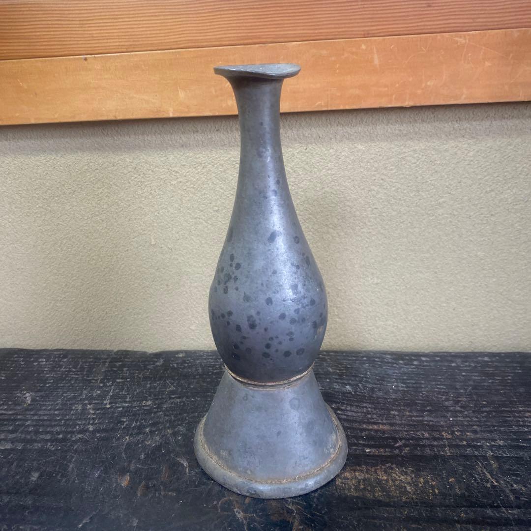 錫製　徳利21cm8.5cm