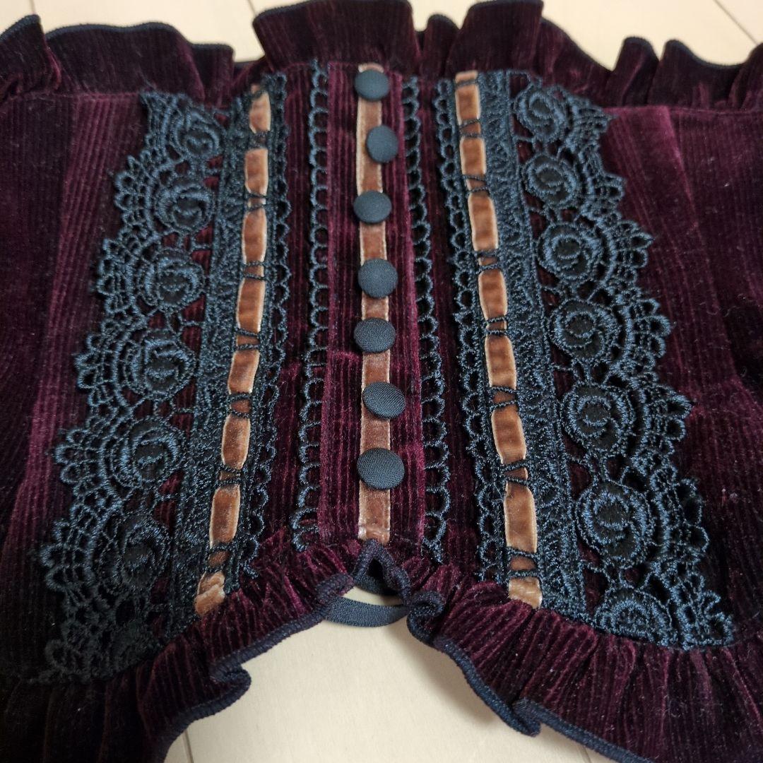 シェグリット sheglit ボルドーカラーコルセット