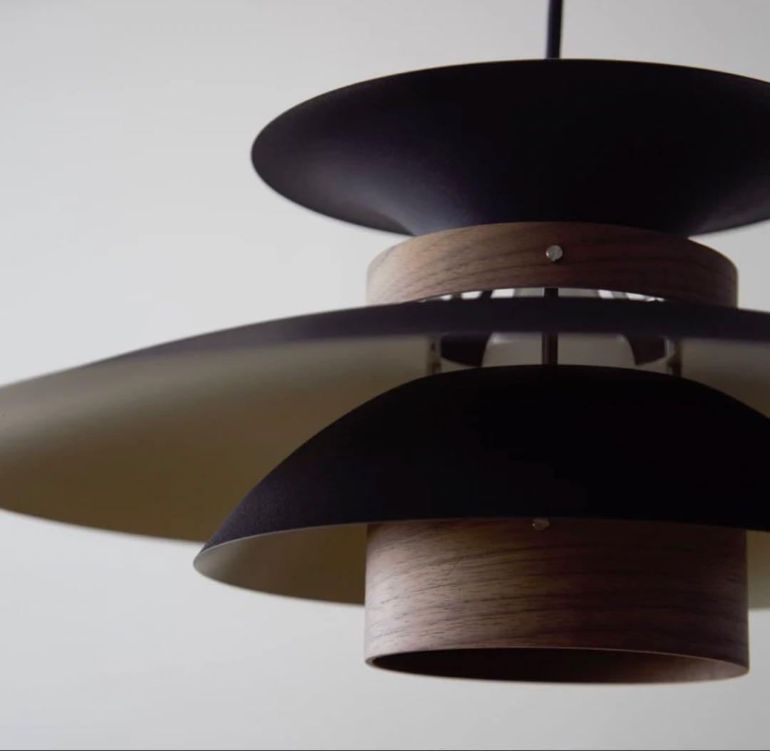 未使用　MERCERO メルチェロ　ウォールナット　照明　ペンダントライト