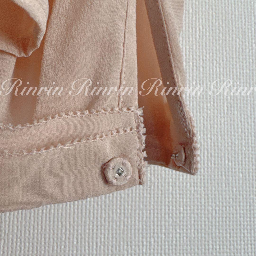 ANAYI シルクデシンボウタイブラウス 38