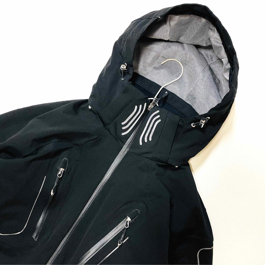 6644【美品】フェニックス　スキーウェア　上下セット　メンズ　ブラック