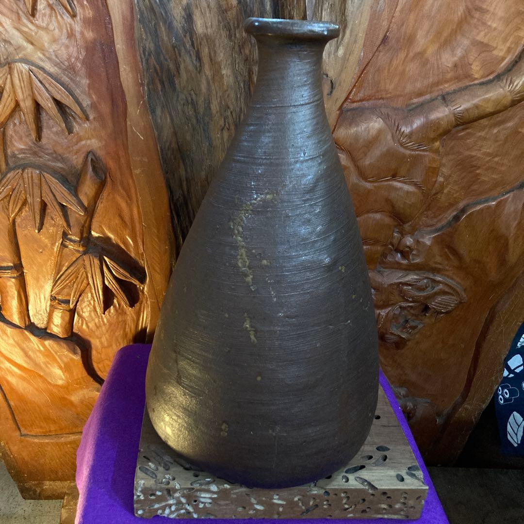 古備前大舟徳利只今初売り出しです❣️高さ約38.5㎝大饗吉蔵作❣️