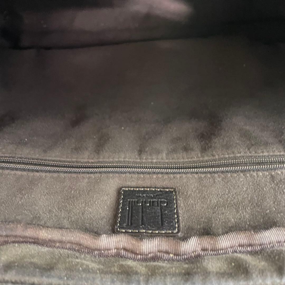 美品 ダンヒル ビジネスバッグ ブリーフケース 2way PVC レザー A4可