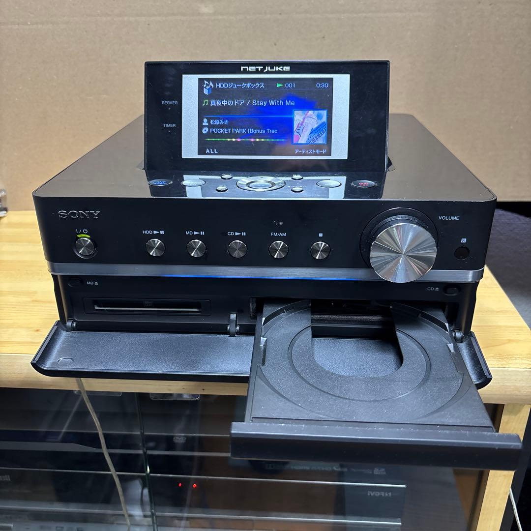 SONY NET JUKE ミニコンポ MD対応