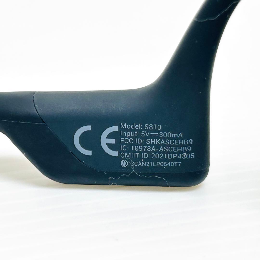 完品 shokz 骨伝導ワイヤレスイヤホン OPENRUN PRO ブラック