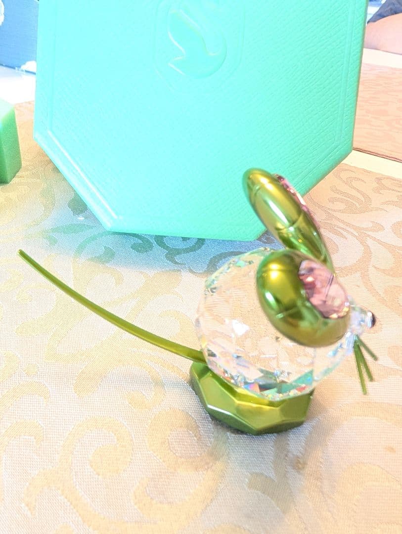 スワロフスキー置物ネズミ