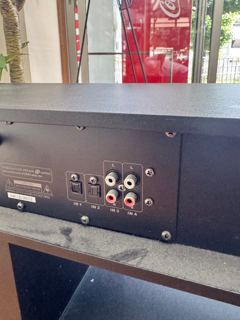 テレビ台CAV THRF-120 スピーカー システム ブラック引取OK