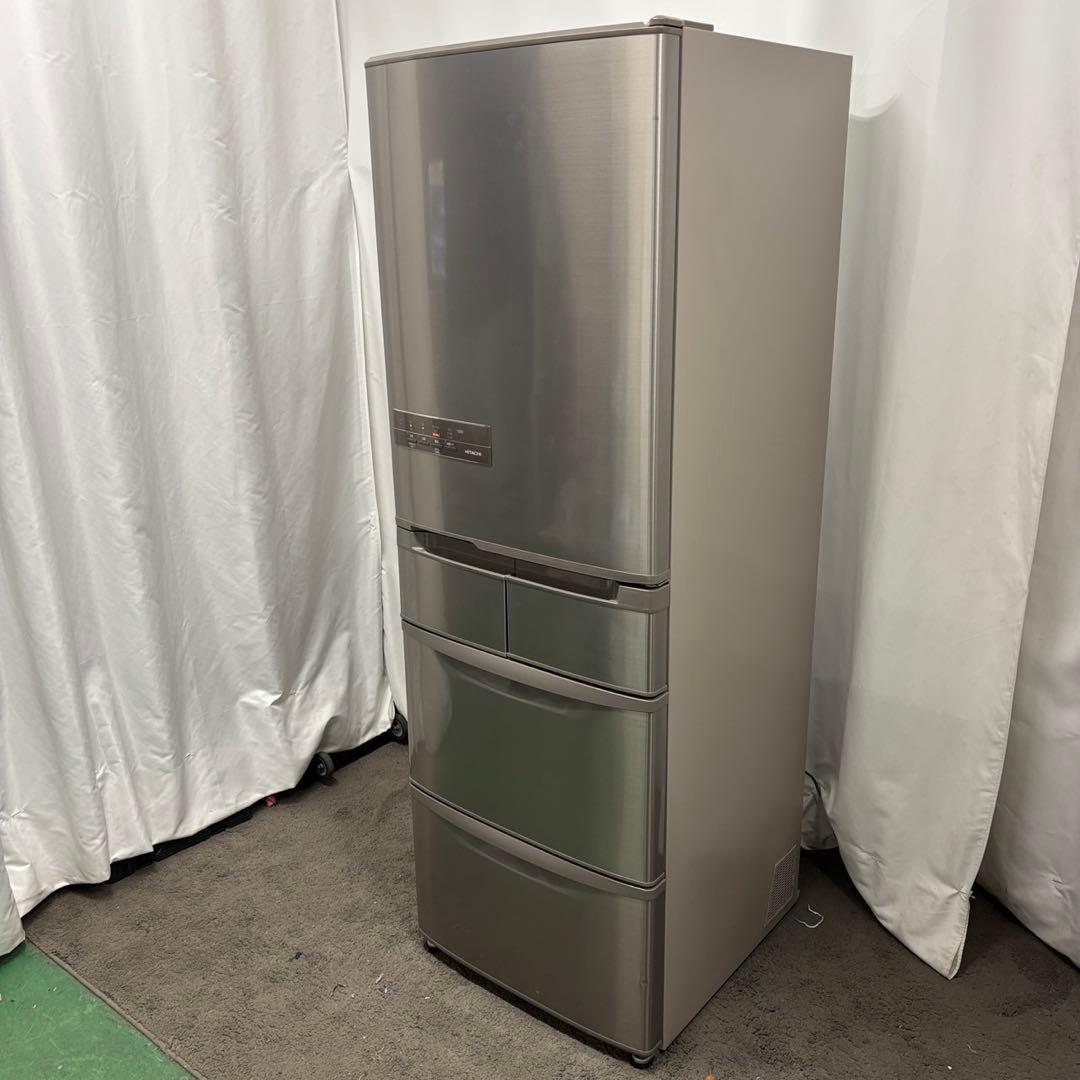 104⭕️日立　冷蔵庫　大型　400-500ℓ　安い　綺麗　中古　右開き　設置無料