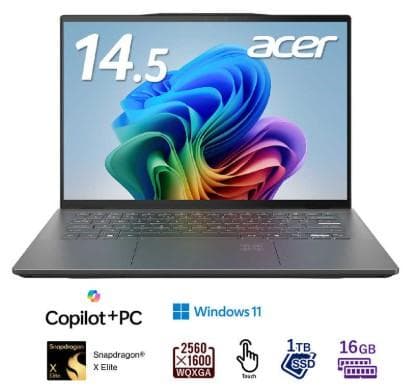 新同Acer Copilot-PC／16GB／SSD１TB／Office／保証有