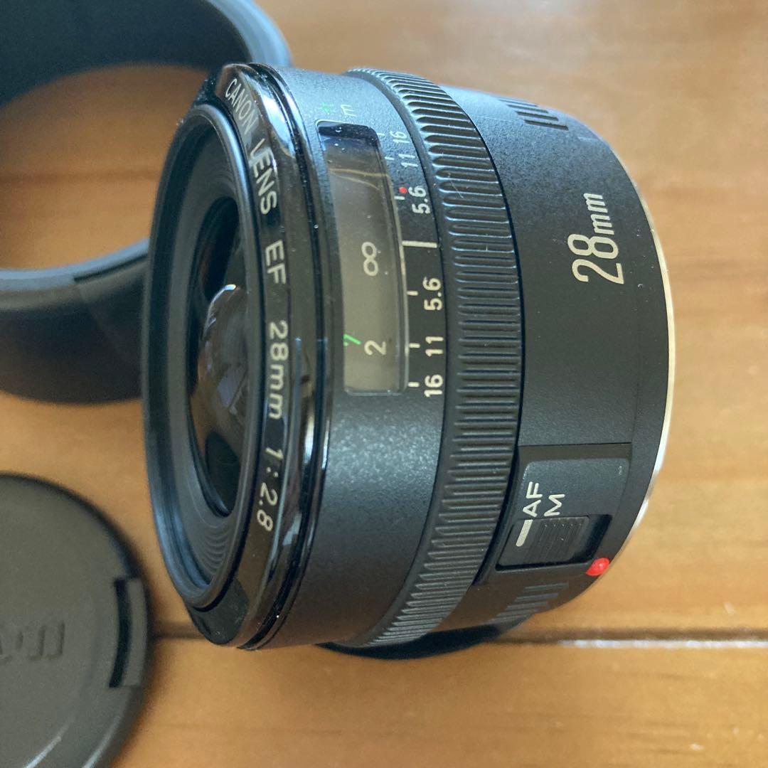 【美品】CANON EF 28mm f/2.8 単焦点レンズ