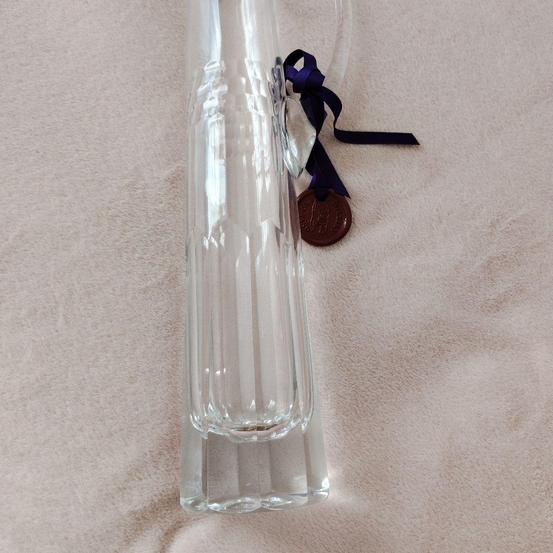 WILLIAM YEOWARDクリアガラス花瓶 ハンドル付き