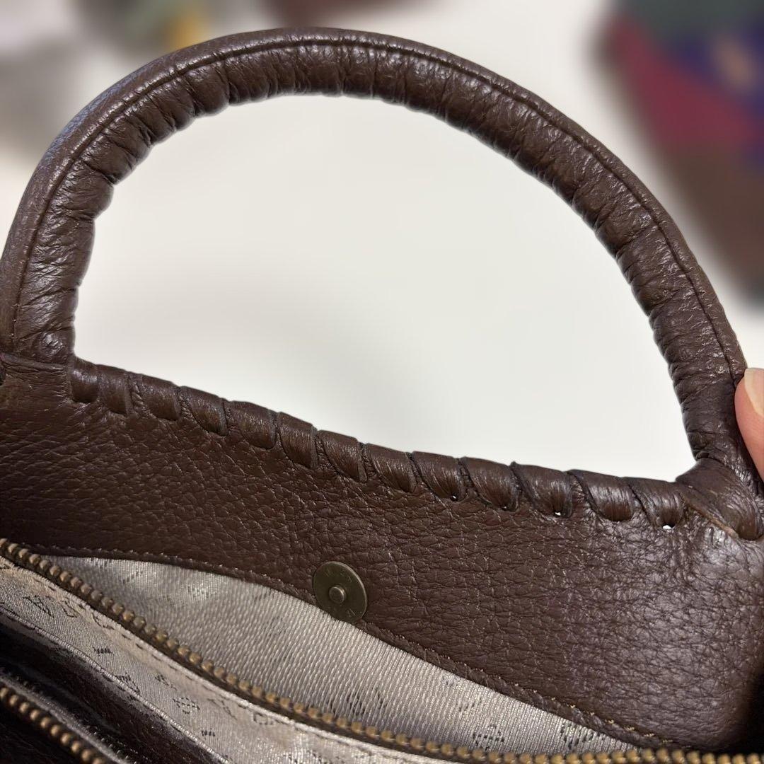 「ダルさん専用〜ʕ•ᴥ•ʔ」IBIZA　美品！希少ペッカリー　ハンドバッグ　ポー