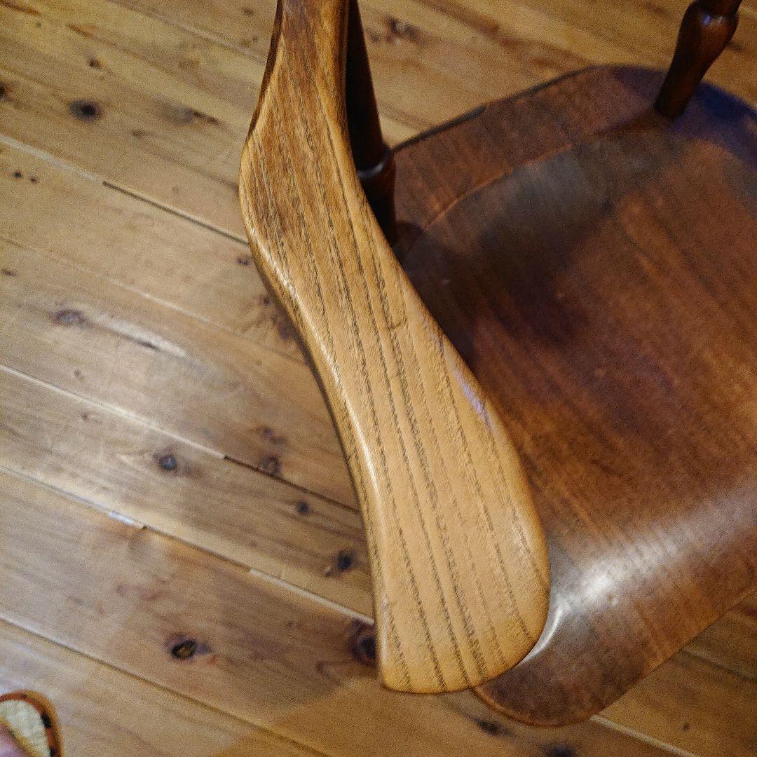 木製アームチェア1脚