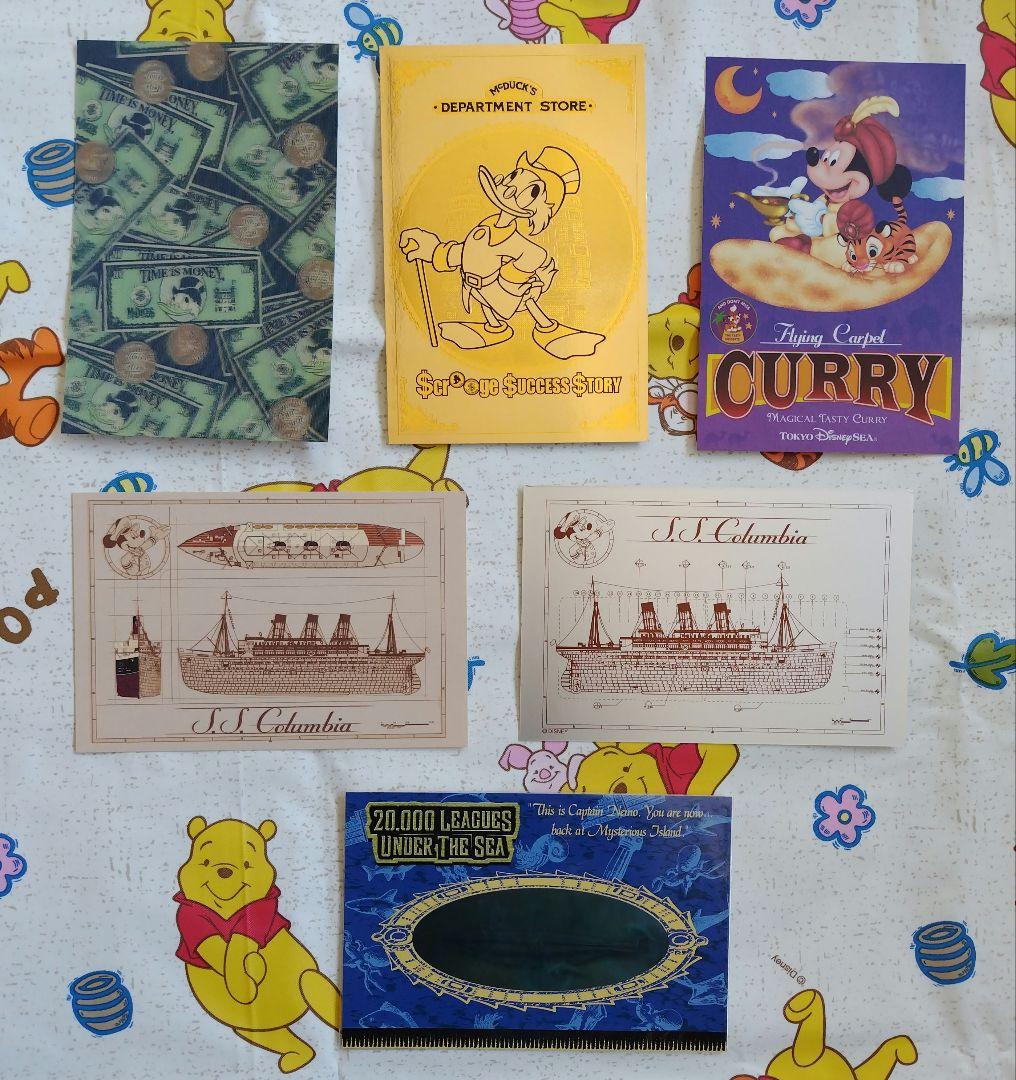 ディズニーポストカードまとめ売り② 東京ディズニーシー　80枚　ホルダー付