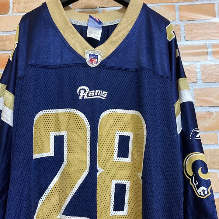 リーボック製　NFL ロサンゼルス・ラムズ ユニフォーム [スペシャルセール！]