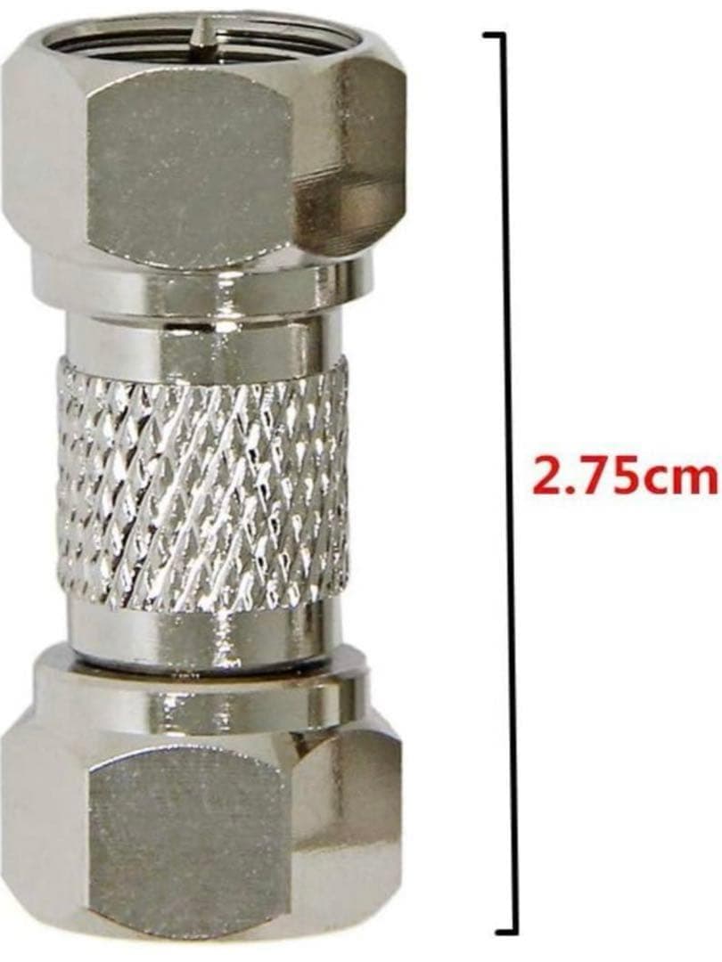 【2個セット】 同軸コネクター 同軸ケーブルアダプター