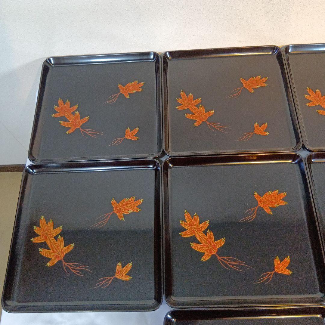 最終値下げ輪島塗　時代物　蒔絵二ノ膳10客　　 共箱