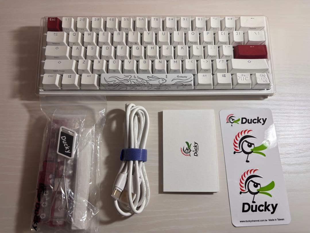 Ducky One 2 Pro Mini ホワイト　銀軸