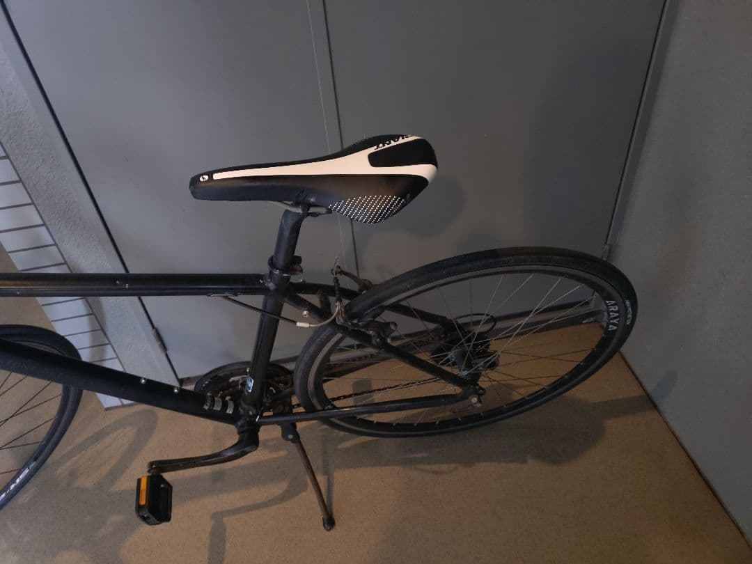 クロスバイク 黒 スポーツサドル　ブリジストン　グリーンレーベル　24