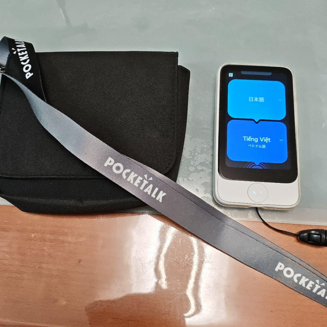 POCKETALK 翻訳機 ケース付き S2 Plus 通信 残り１年4ヶ月