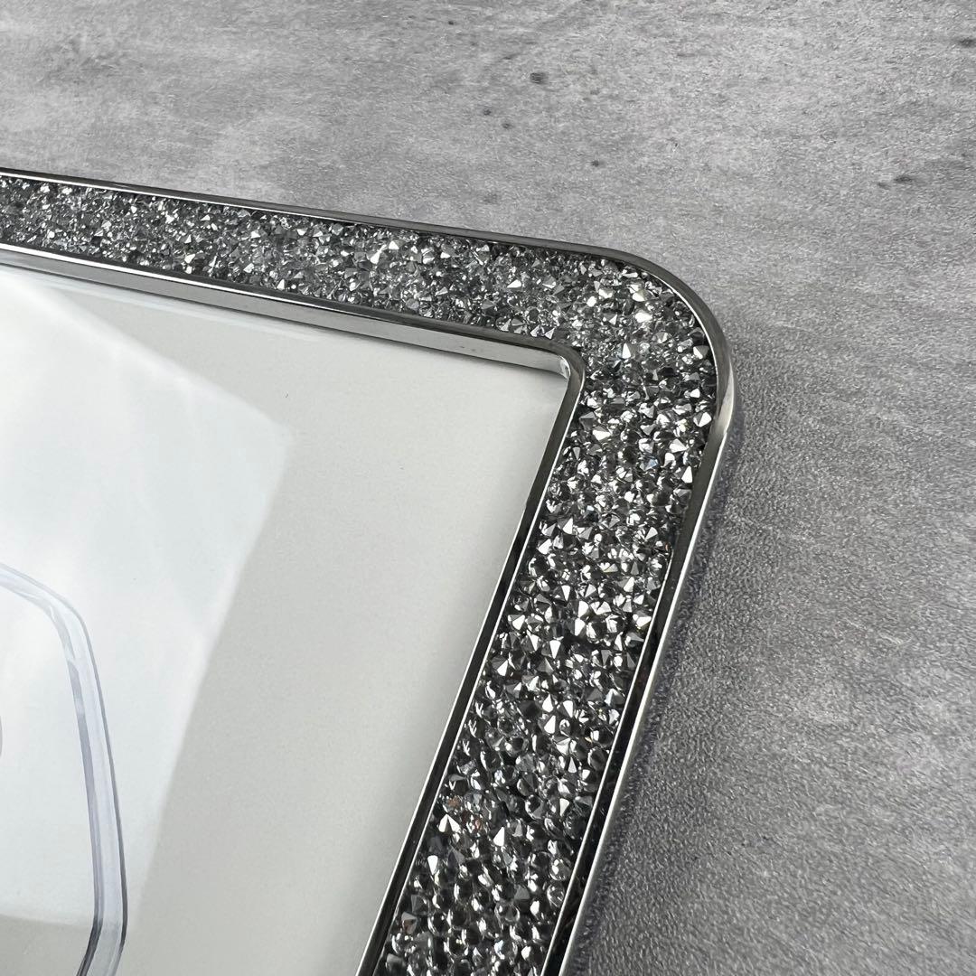 【美品】SWAROVSKI スワロフスキー クリスタル 写真立て フォトフレーム