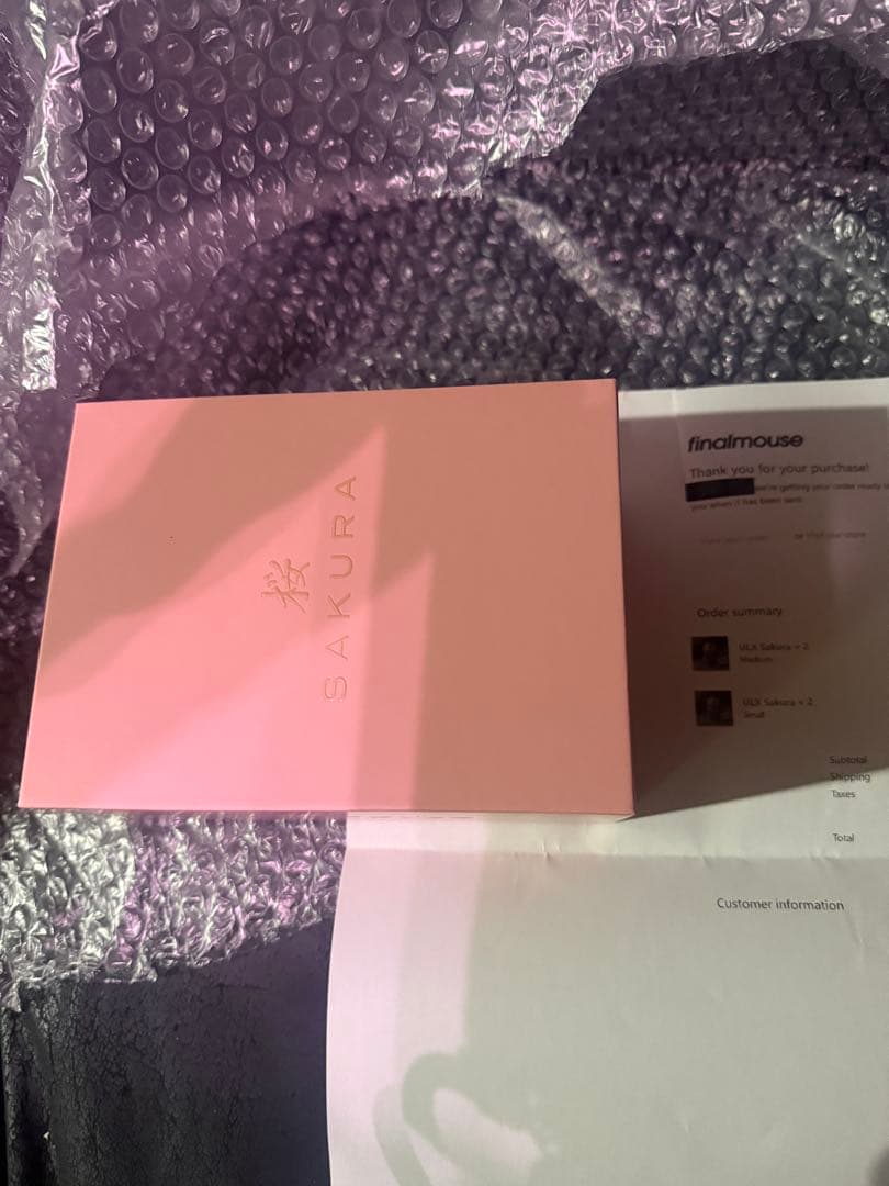 限定　Finalmouse ULX Sakura Small 新品未開封