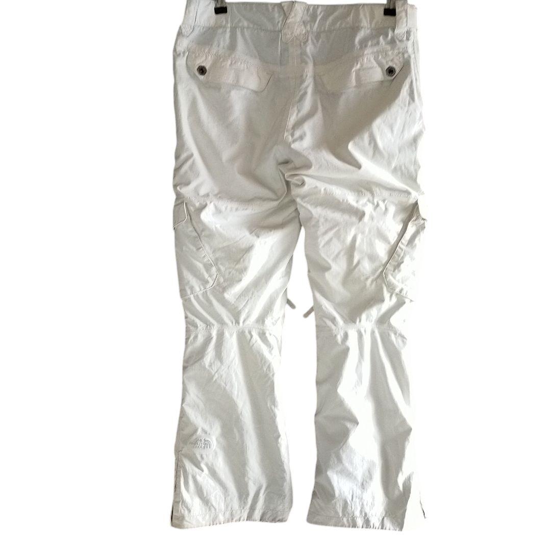 【高機能】US ノースフェイス HYVENT スノーボード パンツ 白 L