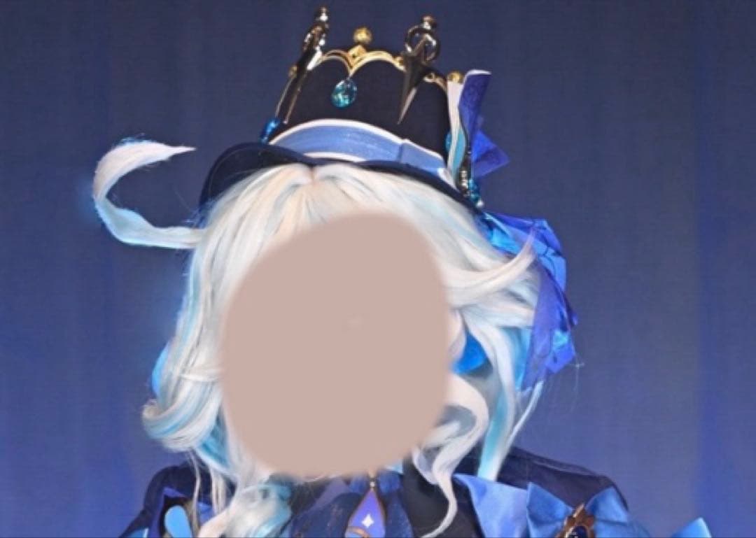 コスプレ　原神　フリーナ　黒　ウーシア　三分妄想Sサイズフルセット 武器　オマケ