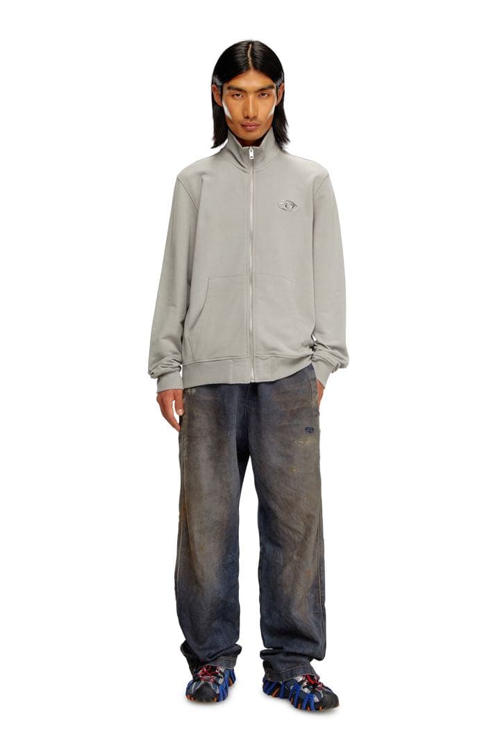 t　diesel dロゴ トラックジャケット　S-Ginni-Zip-Od